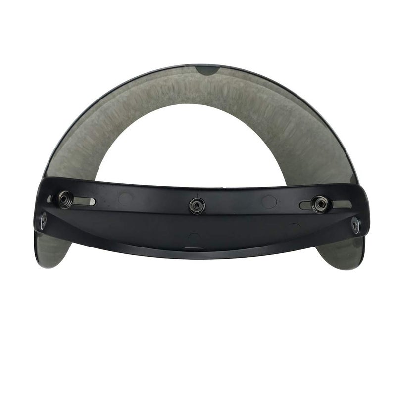WANCAR Retro Universal Standard 3-Snap Open Face Motorcycle Helmets Flip Up Face Visor Wind Shield Lens(Mirrored) - Image 4